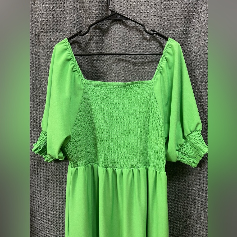 Michelle McDowell Green Midi Dress XXL